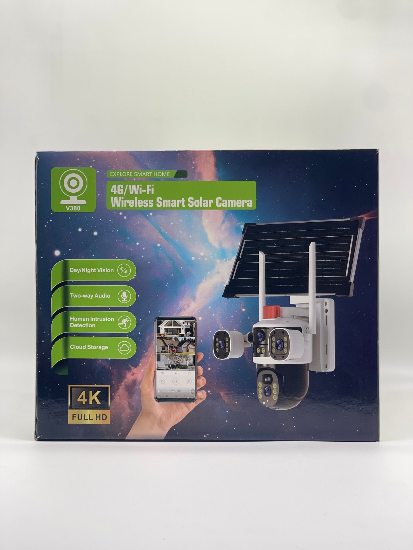 كاميرا مراقبة ذكية بالطاقة الشمسية – أمان بلا حدود