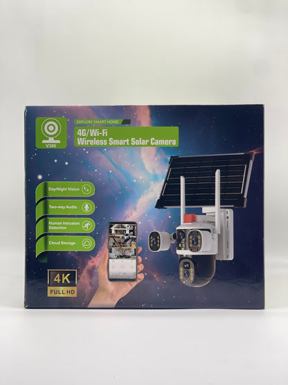 كاميرا مراقبة ذكية بالطاقة الشمسية – أمان بلا حدود